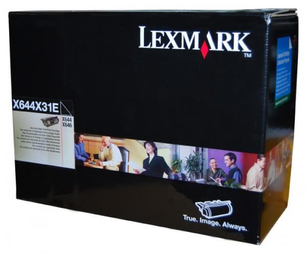 Lexmark Toner X644X31E black - reduziert