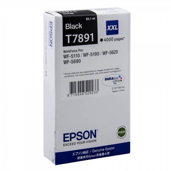 Epson c13t78914010 Tinte T7891 black