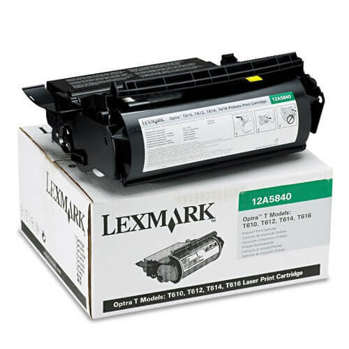 Lexmark Toner 12A5840 black