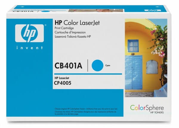 HP Color Laserjet Toner CB401A cyan