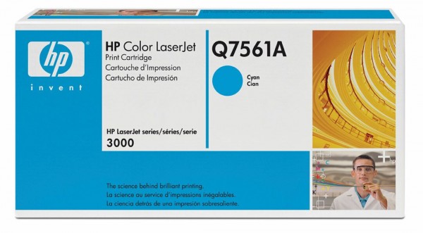 HP Color Laserjet Toner Q7561A cyan