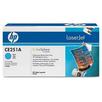 HP Color Laserjet Toner CE251A cyan