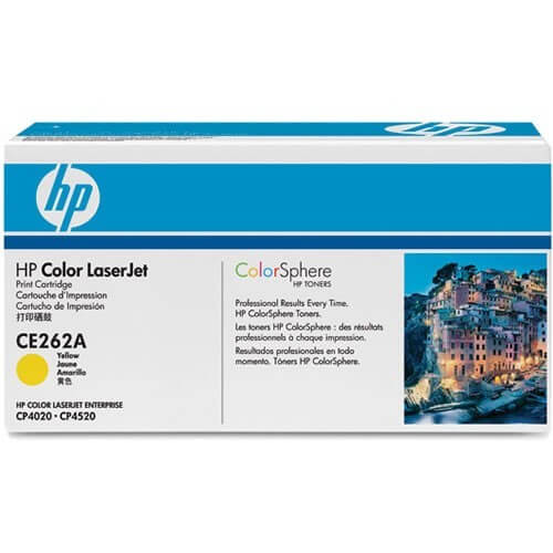 HP Color Laserjet Toner CE262A yellow
