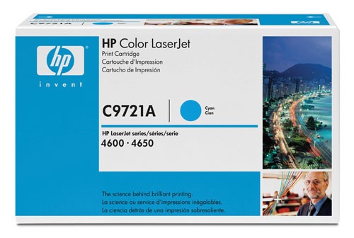 HP Color Laserjet Toner C9721A cyan