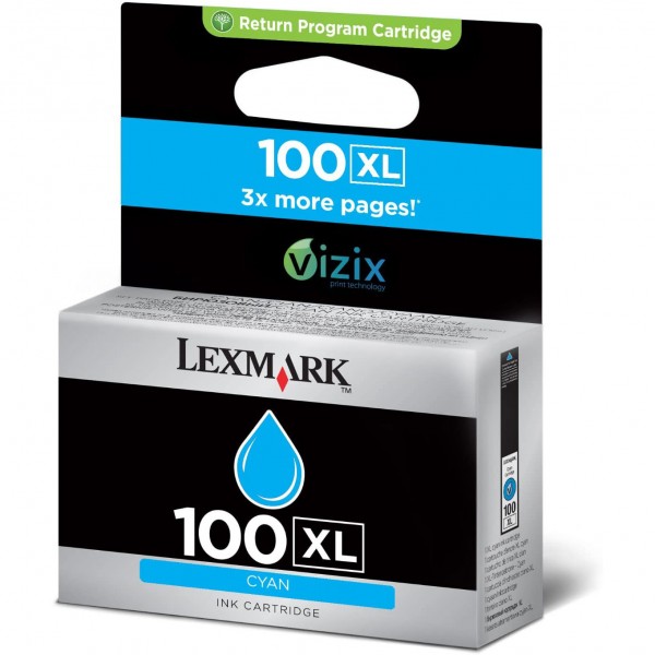 Lexmark 100XL Tinte 14N1069 cyan