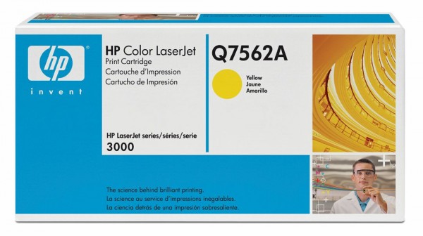 HP Color Laserjet Toner Q7562A yellow
